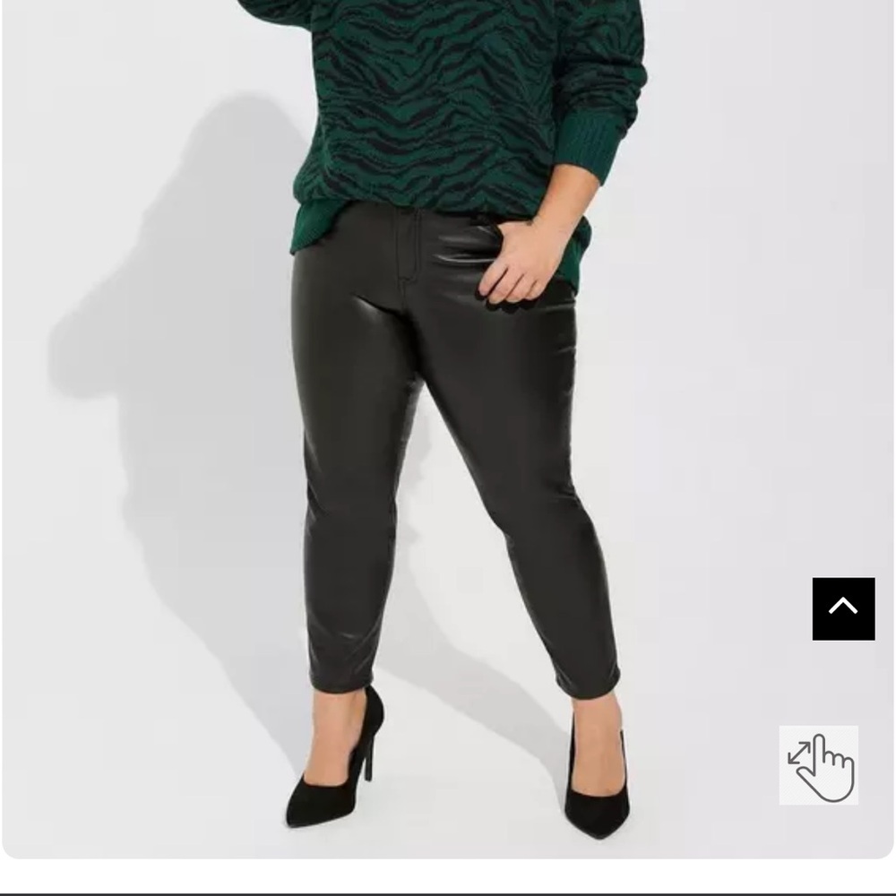 Torrid Faux Leather Skinny’s